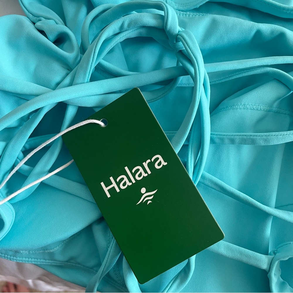 Halara Ruched Backless Lace Up Split Bodycon Midi… - image 6